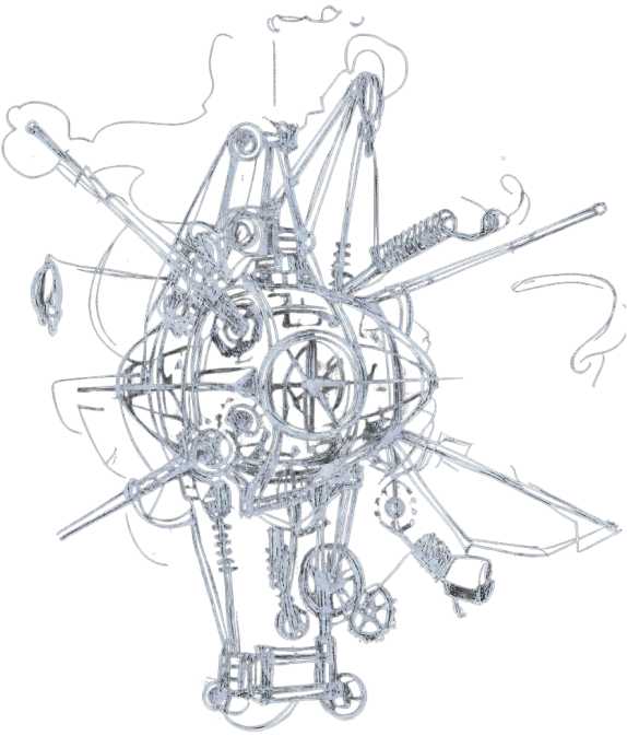 Before - chaotic sketch